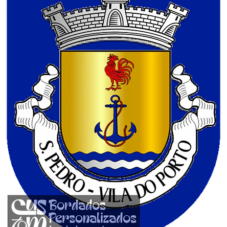 Emblema Bordado Freguesia de São Pedro (Vila do Porto, Açores) 1