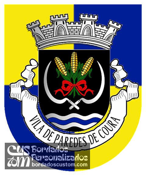 Emblema Bordado Município de Paredes de Coura (Viana do Castelo)
