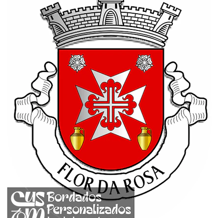 Emblema Bordado Antiga Freguesia de Flor da Rosa (Crato, Portalegre) 1