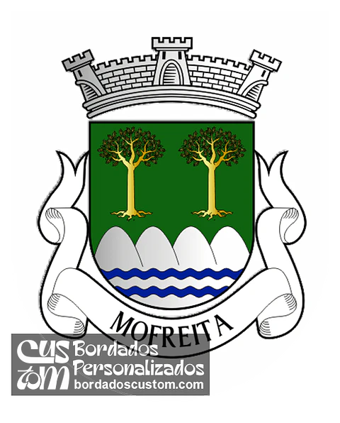 Emblema Bordado Antiga Freguesia de Mofreita (Vinhais, Bragança)