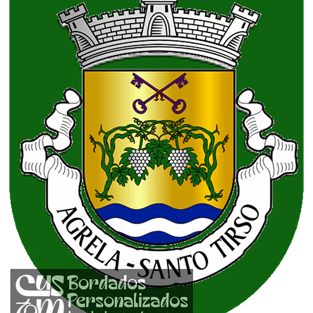 Emblema Bordado Freguesia de Agrela (Santo Tirso, Porto) 1