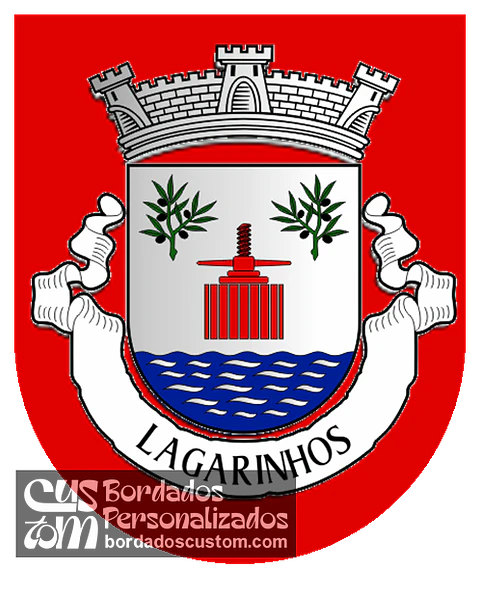 Emblema Bordado Antiga Freguesia de Lagarinhos (Gouveia, Guarda)