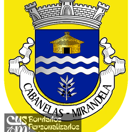Emblema Bordado Freguesia de Cabanelas (Mirandela, Bragança) 1