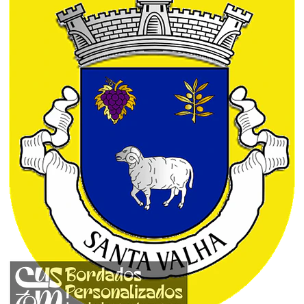 Emblema Bordado Freguesia de Santa Valha (Valpaços, Vila Real) 1