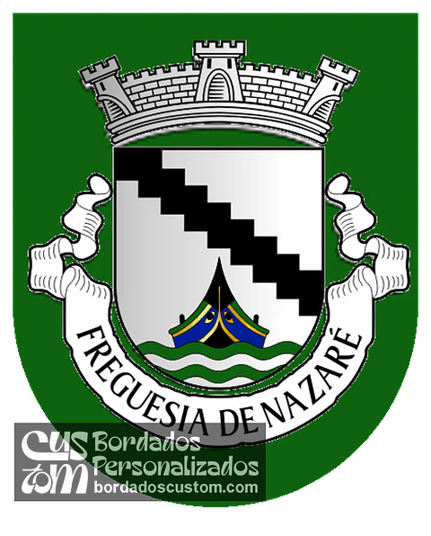 Emblema Bordado Freguesia de Nazaré (Nazaré, Leiria)