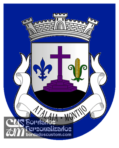 Emblema Bordado Antiga Freguesia de Atalaia (Montijo, Setúbal)