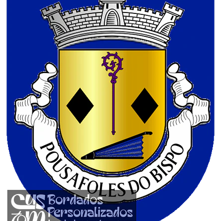 Emblema Bordado Antiga Freguesia de Pousafoles do Bispo (Sabugal, Guarda) 1