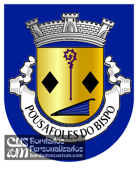 Emblema Bordado Antiga Freguesia de Pousafoles do Bispo (Sabugal, Guarda)