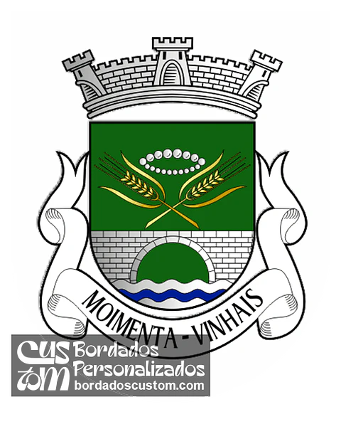 Emblema Bordado Antiga Freguesia de Moimenta (Vinhais, Bragança)