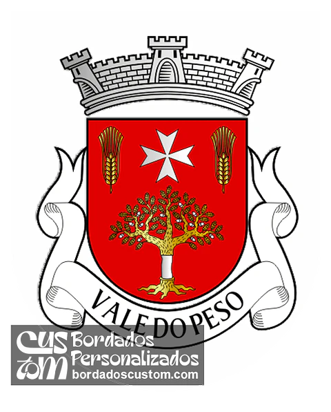 Emblema Bordado Antiga Freguesia de Vale do Peso (Crato, Portalegre)