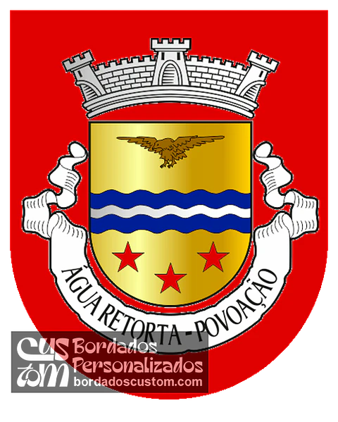Emblema Bordado Freguesia de Água Retorta (Povoação, Açores)