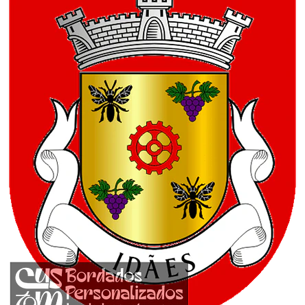 Emblema Bordado Freguesia de Idães (Felgueiras, Porto) 1