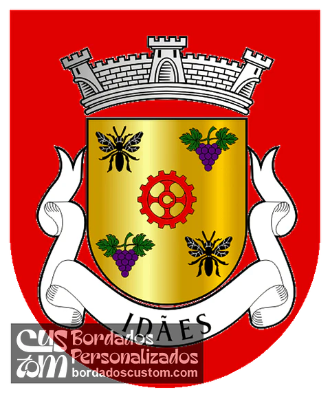 Emblema Bordado Freguesia de Idães (Felgueiras, Porto)