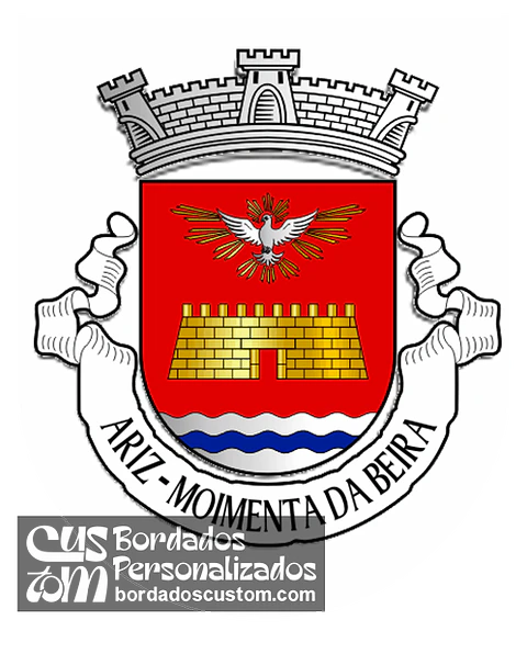 Emblema Bordado Antiga Freguesia de Ariz (Moimenta da Beira, Viseu)