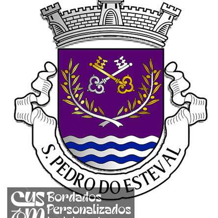 Emblema Bordado Freguesia de São Pedro do Esteval (Penamacor, Castelo Branco) 1