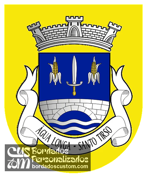 Emblema Bordado Freguesia de Água Longa (Santo Tirso, Porto)