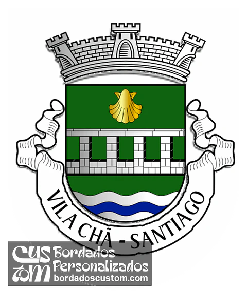 Emblema Bordado Antiga Freguesia de Vila Chã (Santiago) (Ponte da Barca, Viana do Castelo)