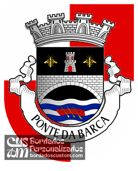 Emblema Bordado Município de Ponte da Barca (Viana do Castelo)