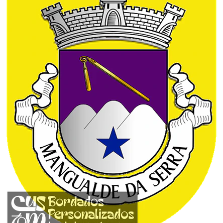 Emblema Bordado Antiga Freguesia de Mangualde da Serra (Gouveia, Guarda) 1