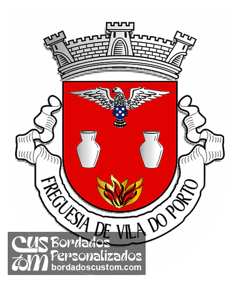 Emblema Bordado Freguesia de Vila do Porto (Vila do Porto, Açores)