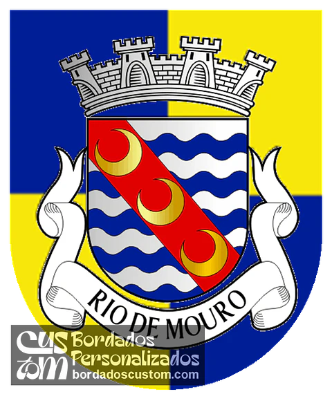Emblema Bordado Freguesia de Rio de Mouro (Sintra, Lisboa)