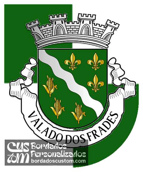 Emblema Bordado Freguesia de Valado dos Frades (Nazaré, Leiria)
