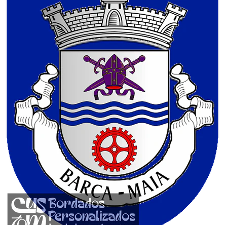 Emblema Bordado Antiga Freguesia de Barca (Maia, Porto) 1
