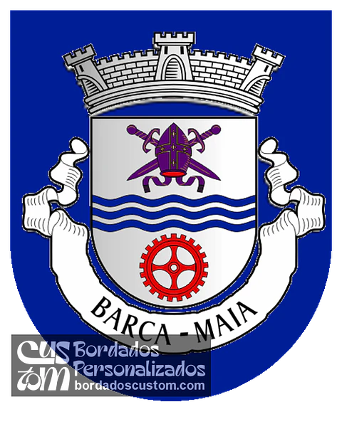 Emblema Bordado Antiga Freguesia de Barca (Maia, Porto)