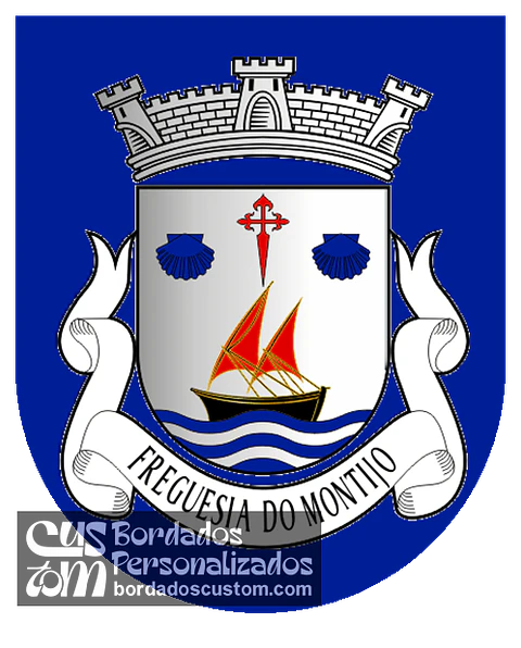 Emblema Bordado Antiga Freguesia de Montijo (Montijo, Setúbal)