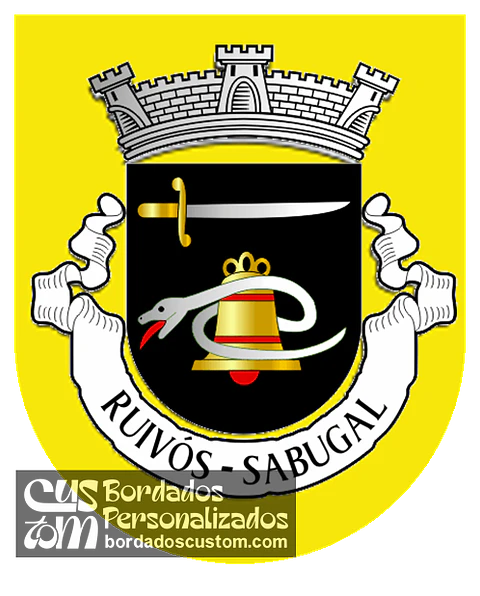 Emblema Bordado Antiga Freguesia de Ruivós (Sabugal, Guarda)