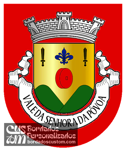 Emblema Bordado Freguesia de Vale da Senhora da Póvoa (Penamacor, Castelo Branco)