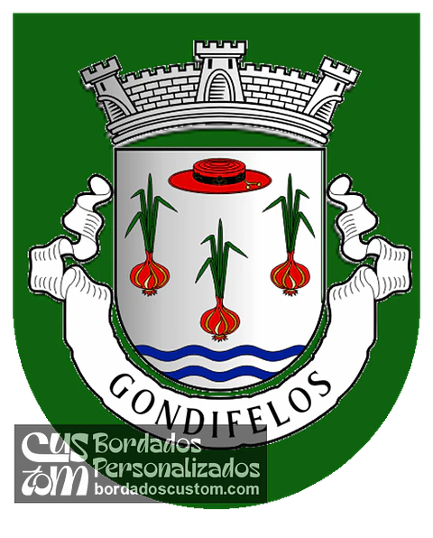 Emblema Bordado Antiga Freguesia de Gondifelos (Vila Nova de Famalicão, Braga)