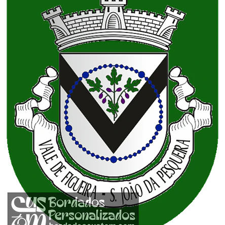 Emblema Bordado Freguesia de Vale de Figueira (São João da Pesqueira, Viseu) 1
