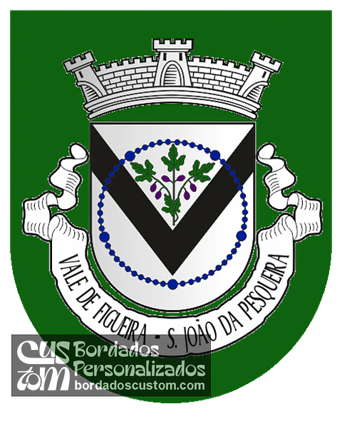 Emblema Bordado Freguesia de Vale de Figueira (São João da Pesqueira, Viseu)