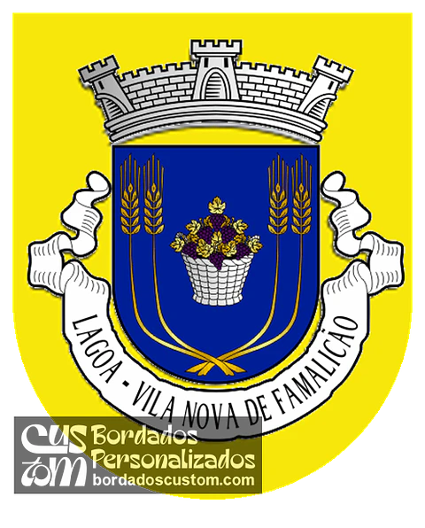 Emblema Bordado Antiga Freguesia de Lagoa (Vila Nova de Famalicão, Braga)