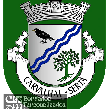 Emblema Bordado Freguesia de Carvalhal (Sertã, Castelo Branco) 1