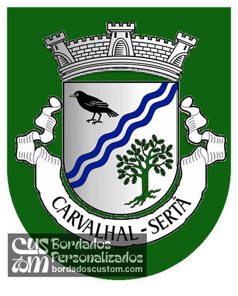 Emblema Bordado Freguesia de Carvalhal (Sertã, Castelo Branco)