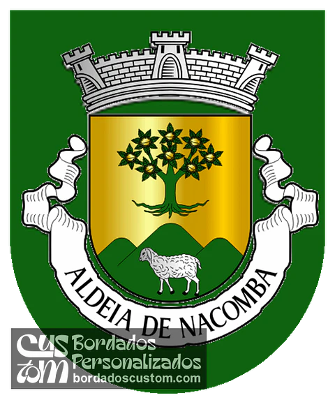 Emblema Bordado Antiga Freguesia de Aldeia de Nacomba (Moimenta da Beira, Viseu)