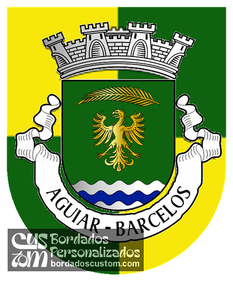 Emblema Bordado Antiga Freguesia de Aguiar (Barcelos, Braga)
