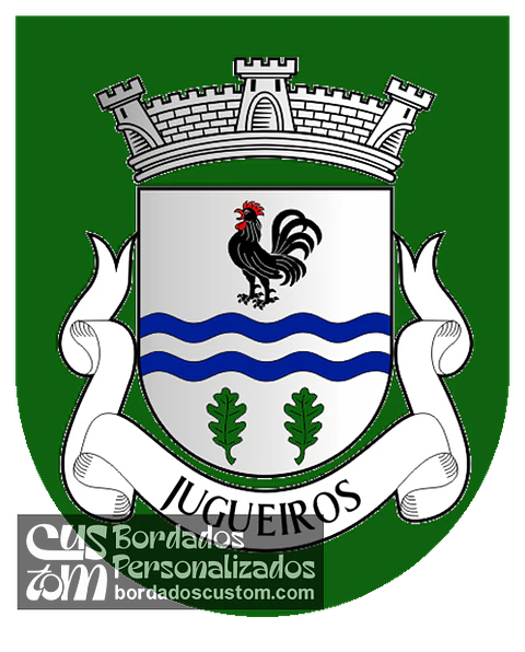 Emblema Bordado Freguesia de Jugueiros (Felgueiras, Porto)