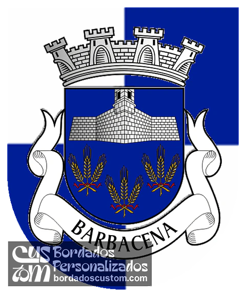 Emblema Bordado Antiga Freguesia de Barbacena (Elvas, Portalegre)