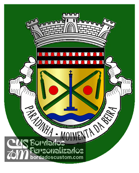 Emblema Bordado Antiga Freguesia de Paradinha (Moimenta da Beira, Viseu)