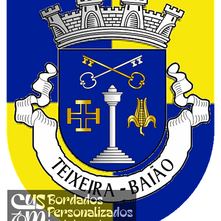 Emblema Bordado Antiga Freguesia de Teixeira (Baião, Porto) 1