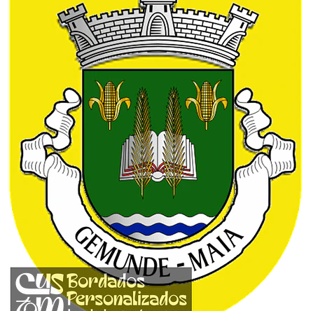 Emblema Bordado Antiga Freguesia de Gemunde (Maia, Porto) 1