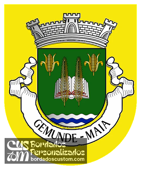 Emblema Bordado Antiga Freguesia de Gemunde (Maia, Porto)