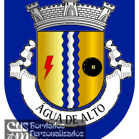 Emblema Bordado Freguesia de Água de Alto (Vila Franca do Campo, Açores) 1