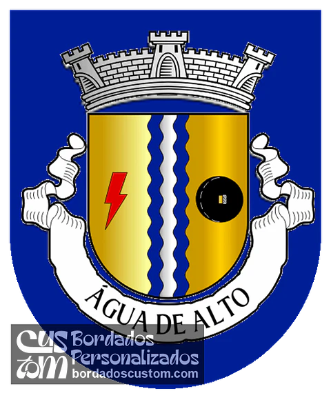 Emblema Bordado Freguesia de Água de Alto (Vila Franca do Campo, Açores)