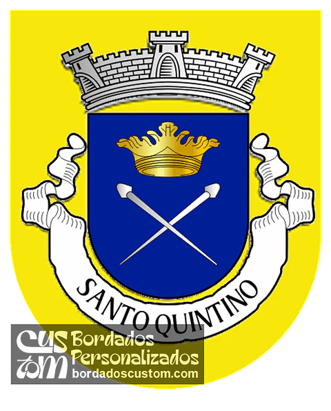 Emblema Bordado Freguesia de Santo Quintino (Sobral de Monte Agraço, Lisboa)