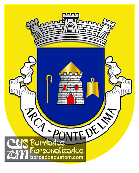Emblema Bordado Antiga Freguesia de Arca (Ponte de Lima, Viana do Castelo)