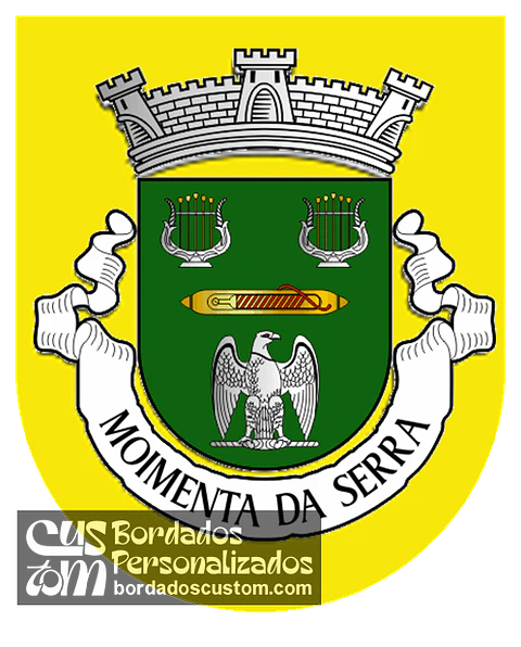 Emblema Bordado Antiga Freguesia de Moimenta da Serra (Gouveia, Guarda)